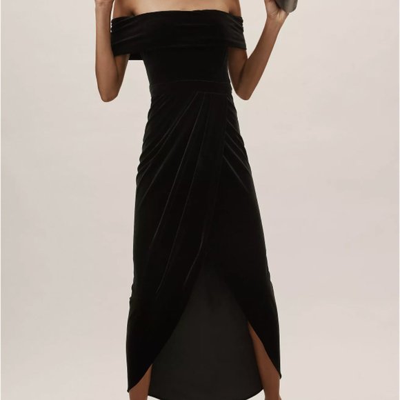 Anthropologie Edison Velvet Dress - Picture 1 of 4